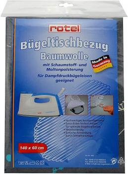 Preview: Rotel Bügelbrettbezug/Bügeltischbezug in dunkelgrau